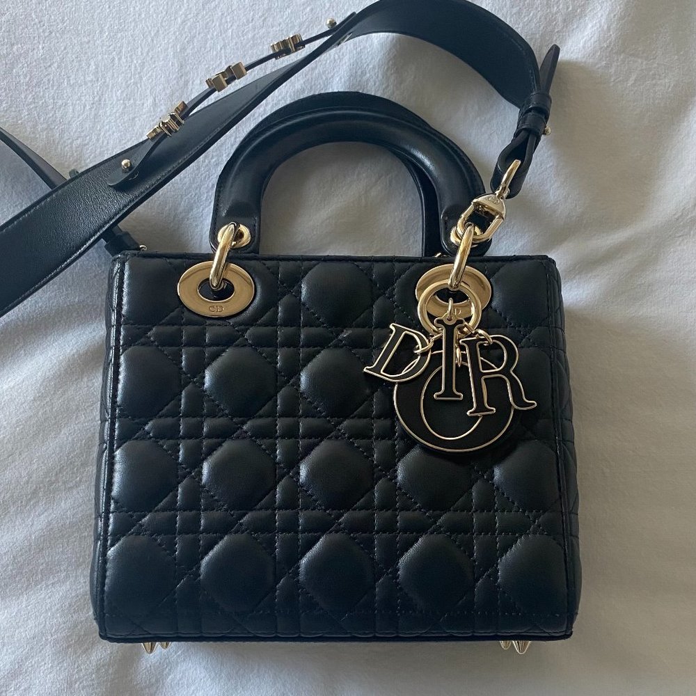 DIOR my abcDIOR Black Cannage lambskin